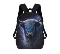 sinyumoney Borsa per la scuola per bambini, Cosmic Koala Celestial Wildlife Art-2, zaino per la scuola, zaino per il tempo libero, stampa 3D, divertenti borse per libri, Style-3, 17"