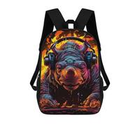 sinyumoney Borse Da Scuola Stampate In 3D Per Bambini Colorful Dinosaur Art Print-10 Zaino Da Viaggio Leggero Borsa Libri Per Bambini Ragazzi E Ragazze, Stile: 3., 17"