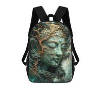 sinyumoney Borse Da Viaggio Carine Stampate in 3D Enlightenment Through Nature Zaino Scolastico Per Bambini Zaino Casual Da Esterno Zaini Casual Alla Moda Per Bambini Per Ragazze 17inch