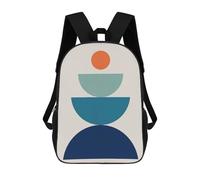 sinyumoney Borse Da Viaggio Carine Stampate in 3D Minimalist Lines 28 Zaino Scolastico Per Bambini Zaino Casual Da Esterno Zaini Casual Alla Moda Per Bambini Per Ragazze 17inch