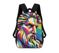 sinyumoney Borse Da Viaggio Carine Stampate in 3D Zeus Wpap Pop Art Zaino Scolastico Per Bambini Zaino Casual Da Esterno Zaini Casual Alla Moda Per Bambini Per Ragazze 17inch