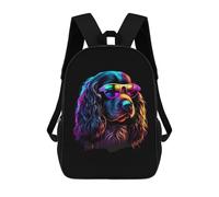 sinyumoney Boykin Spaniel Zaino Scolastico Per Bambini, Stampato in 3D, Borsa Scolastica Alla Moda, Borsa Scolastica Casual Per Ragazzi, Studenti Delle Scuole Elementari E Medie 17inch