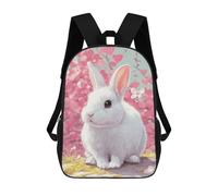 sinyumoney Butterflies on Music Notes Zaino scolastico stampato 3D per bambini, stile casual e alla moda, ideale per viaggi e studi., Stile: 3., 17"