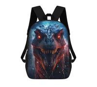 sinyumoney Camel Zaini Per Bambini E Studenti, Zaini Scuola Stampati In 3D, Zaini Per Studenti Primari E Secondari, Zaini Per Ragazzi E Ragazze, Epic T Rex Dinosaur, 17"