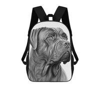 sinyumoney Cane Corso Dog Drawn Zaino Per La Scuola Stampato in 3D Borsa Scolastica Per Ragazzi E Ragazze Zaino Per Bambini Zaino Da Viaggio 17inch