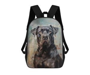 sinyumoney Cane Corso Dog Zaino Scolastico Per Bambini, Stampato in 3D, Borsa Scolastica Alla Moda, Borsa Scolastica Casual Per Ragazzi, Studenti Delle Scuole Elementari E Medie 17inch