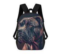 sinyumoney Cane Corso Portrait Dog Zaino Per La Scuola Stampato in 3D Borsa Scolastica Per Ragazzi E Ragazze Zaino Per Bambini Zaino Da Viaggio 17inch