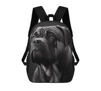 sinyumoney Cane Corso Portrait Zaini Stampati in 3D, Borsa Scolastica Casual Per Bambini, Borsa Scolastica Alla Moda Per Ragazzi, Studenti Delle Scuole Medie 17inch