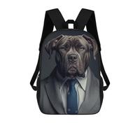 sinyumoney Cane Corso Suit Stampa Zaino Per Bambini, Borsa Scolastica Per Adulti E Bambini, Zaino Da Viaggio Per Tutti I Giorni 17inch