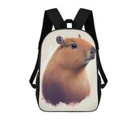 sinyumoney Capybara Animal Drawing Zaini Stampati in 3D Per Bambini, Zaini Scolastici, Borse Scolastiche, Zaini Alla Moda Per Ragazzi, Studenti Delle Scuole Elementari E Medie 17inch