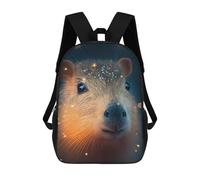sinyumoney Capybara Animals Zaino Scolastico Per Bambini, Stampato in 3D, Borsa Scolastica Alla Moda, Borsa Scolastica Casual Per Ragazzi, Studenti Delle Scuole Elementari E Medie 17inch