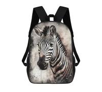 sinyumoney Cat Beer Pub Drink Zaini Scuola Per Bambini Borsa Scuola Stampa 3D Per Ragazzi Studenti Di Scuola E Del Collegio, Zebra Ink Art, 17"