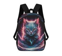 sinyumoney Cat Electric Zaino Scolastico Stampato in 3D, Borse Scolastiche Per Ragazzi E Ragazze, Zaino Per Laptop Per Bambini/studenti/adulti 17inch