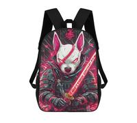 sinyumoney Cat Russian Blue Samurai Animale Zaino Stampato 3D Per Bambini Zaino Leggero Per Scuole E Studentesse, Borsa Da Assaggiare Per La Presepe, Stile-15-1, 17"