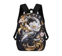sinyumoney Cat Russian Blue Samurai Animali Zaino Scuola Per Bambini Stampato 3D Zaini Da Viaggio Ad Alta Capacità, Borse Per Libri, Zaino Scuola Bambini, Style-12-1, 17"