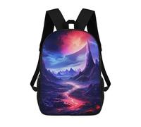 sinyumoney Celestial Dreamscape Zaini Stampati in 3D Per Bambini, Zaini Scolastici, Borse Scolastiche, Zaini Alla Moda Per Ragazzi, Studenti Delle Scuole Elementari E Medie 17inch