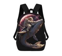 sinyumoney Celestial Dreamscape Zaino Con Tasca, Zaini Stampati in 3D, Zaini Da Viaggio, Borse Per Libri, Borse Per La Scuola Per Bambini 17inch