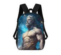 sinyumoney Celestial Guardian Statue Zaino, Zaino Per Bambini, Borsa Scolastica Per Studenti, Zaino Per Libri, Borsa Scolastica Stampata in 3D Per Ragazzi E Ragazze 17inch