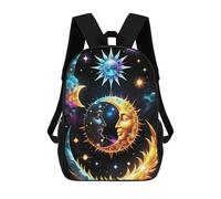 sinyumoney Celestial Harmony Zaini Casual Per Bambini, Borse Scolastiche Per Ragazzi E Ragazze, Zaini Per Libri, Zaini 17inch
