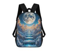 sinyumoney Celestial Staircase Zaino Scolastico Zaino Per Bambini Borsa Scolastica Di Grande Capacità Zaino Per Bambini Per La Scuola Zaino 3D Borsa Per Libri Regali Per Bambini 17inch