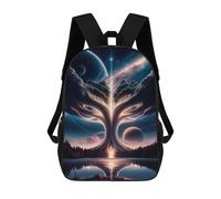 sinyumoney Celestial Tree Zaino Scolastico Alla Moda Per Studenti, Adatto A Ragazzi E Ragazze, Ideale Per Viaggi All'aperto E Attività Ricreative. 17inch