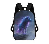 sinyumoney Celestial Wolf on Mountain Peak Zaino Per Bambini Stampato in 3D Zaino Scolastico Per Bambini Ad Alta Capacità Zaini Da Viaggio Borse Per Libri Zaino Scolastico Per Bambini 17inch