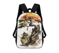 sinyumoney Cherry Blossom 12 Zaini Stampati in 3D Per Bambini, Zaini Scolastici, Borse Scolastiche, Zaini Alla Moda Per Ragazzi, Studenti Delle Scuole Elementari E Medie 17inch