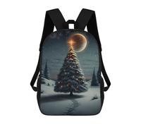 sinyumoney Christmas Tree Zaino Scolastico Per Bambini Da 17 Pollici, Zaino Casual Da Viaggio Per Ragazzi E Ragazze, Zaino Da Giorno Di Grande Capacità 17inch
