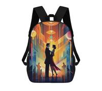 sinyumoney City Lights Romance Zaino Scolastico, Zaino Per Libri, Zaini Per Bambini Stampati in 3D, Zaini Per Bambini, Zaini Scolastici Per Bambini, Zaini Da Viaggio 17inch