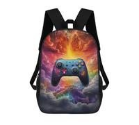 sinyumoney Cloudy Gaming Odyssey Zaino Scolastico Per Bambini Stampato in 3D, Zaini Da Viaggio Ad Alta Capacità, Borse Per Libri, Zaini Scolastici Per Bambini 17inch