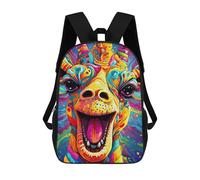 sinyumoney Colorful Abstract Animal Art Zaino Per Bambini Borsa Scolastica Per Ragazzi Cartone Animato Stampa 3D Borsa Scolastica Per Studenti Zaino Per Laptop Per Ragazzi E Ragazze 17inch
