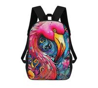 sinyumoney Colorful Abstract Bird Art Zaini Casual Per Bambini, Borse Scolastiche Per Ragazzi E Ragazze, Zaini Per Libri, Zaini 17inch