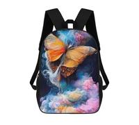 sinyumoney Colorful Butterfly Dreamscape Zaino Per La Scuola Stampato in 3D Borsa Scolastica Per Ragazzi E Ragazze Zaino Per Bambini Zaino Da Viaggio 17inch
