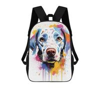 sinyumoney Colorful Dog Splatter Zaini, Zaino Per Bambini, Borsa Scolastica Per Studenti, Zaini Da Viaggio Stampati in 3D, Zaino Accessorio Moda, Zaini Impermeabili Per Bambini 17inch