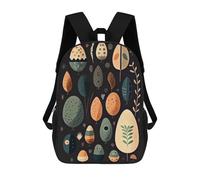sinyumoney Colorful Easter Joy Zaino Scolastico Zaino Per Bambini Borsa Scolastica Di Grande Capacità Zaino Per Bambini Per La Scuola Zaino 3D Borsa Per Libri Regali Per Bambini 17inch