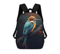 sinyumoney Colorful Fantasy Bird Zaino Scolastico Alla Moda Per Studenti, Adatto A Ragazzi E Ragazze, Ideale Per Viaggi All'aperto E Attività Ricreative. 17inch