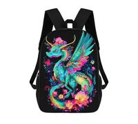 sinyumoney Colorful Fantasy Dragon Artwork -4 Zaino, Borsa Scolastica Stampata in 3D, Borsa Per Il Pranzo Scolastico, Zaino Da Viaggio, Zaino Per Amici, Zaino Scolastico Per Ragazze E Ragazzi 17inch