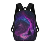 sinyumoney Colorful Galaxy 1 Zaini Stampati 3D Per Bambini, Borse Da Scuola Alla Moda Per Ragazzi Borse Da Viaggio, Borse Scuola Per Studenti Di Scuola, Colorful Earth, 17"
