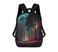 sinyumoney Colorful Galaxy 1 Zaini Stampati 3D Per Bambini, Borse Da Scuola Alla Moda Per Ragazzi Borse Da Viaggio, Borse Scuola Per Studenti Di Scuola, Colorful Galaxy 2, 17"