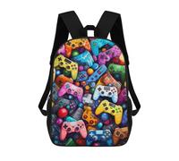 sinyumoney Colorful Game Controllers Zaini Casual Per Bambini, Borse Scolastiche Per Ragazzi E Ragazze, Zaini Per Libri, Zaini 17inch