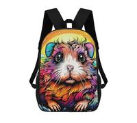 sinyumoney Colorful Guinea Pig Fantasy Zaino Scolastico Stampato in 3D, Borse Scolastiche Per Ragazzi E Ragazze, Zaino Per Laptop Per Bambini/studenti/adulti 17inch