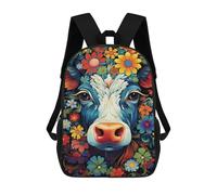 sinyumoney Colorful Leopard Painting Zaino Scuola Stampato 3D Per Bambini, Borsa Scuola Moda E Casual Per Ragazzi Studenti Della Scuola Elementari E Del College, Stile-22, 17"