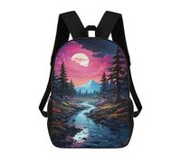 sinyumoney Colorful Leopard Painting Zaino Scuola Stampato 3D Per Bambini, Borsa Scuola Moda E Casual Per Ragazzi Studenti Della Scuola Elementari E Del College, Stile: 20., 17"