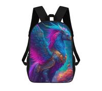 sinyumoney Colorful Mythical Creature Zaini Casual Per Bambini, Borse Scolastiche Per Ragazzi E Ragazze, Zaini Per Libri, Zaini 17inch