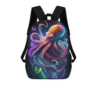 sinyumoney Colorful Octopus Artwork -1 Zaino Scolastico Stampato in 3D, Borse Scolastiche Per Ragazzi E Ragazze, Zaino Per Laptop Per Bambini/studenti/adulti 17inch