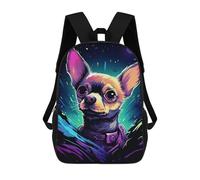 sinyumoney Colorful Red Panda Art Print Zaino scolastico stampato 3D per bambini, stile casual e alla moda, ideale per viaggi e studi., Stile: 13., 17"