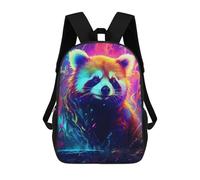 sinyumoney Colorful Red Panda Artwork Zaino Per Bambini Zaino Divertente E Alla Moda Borsa Per Libri Per Ragazzi E Adolescenti Borse Scolastiche Stampate in 3D Per Ragazzi 17inch
