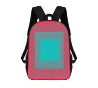 sinyumoney Conceptual Geometry 2 Zaino Per Bambini Zaino Scolastico Borsa Scolastica Borsa Scolastica Alla Moda Stampata in 3D Per Ragazzi Studenti Delle Scuole Elementari E Medie 17inch
