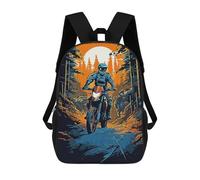 sinyumoney Conquering Forest Trails Zaino Scolastico Zaino Per Bambini Borsa Scolastica Di Grande Capacità Zaino Per Bambini Per La Scuola Zaino 3D Borsa Per Libri Regali Per Bambini 17inch