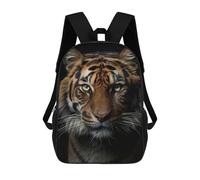 sinyumoney Cool Tiger Animal Portrait Zaino Scolastico Alla Moda Per Studenti, Adatto A Ragazzi E Ragazze, Ideale Per Viaggi All'aperto E Attività Ricreative. 17inch